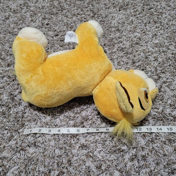 Disney Store Lion King Simba 14 inch Plush Cub Stuffed Animal Toy Fuzzy Hair - Picture 8 of 8